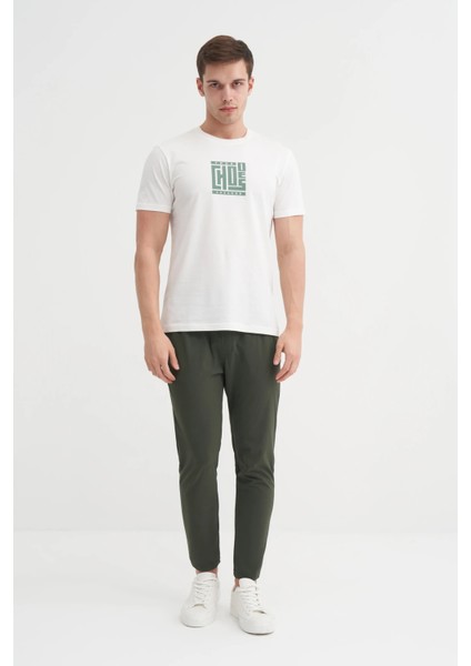 Bisiklet Yaka Siyah Erkek T-Shirt 4165