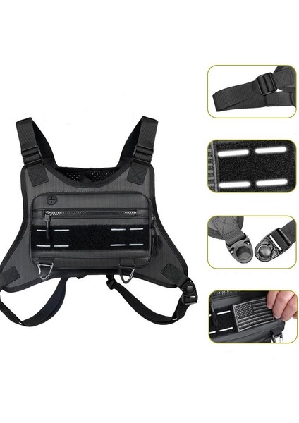 Açık Spor Yelek Göğüs Çantası (Yurt Dışından) fiyatları