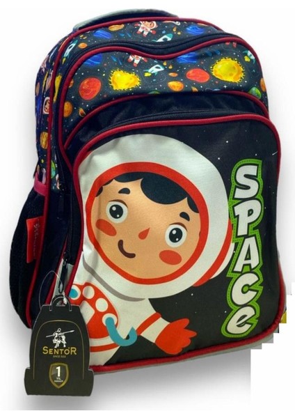 Space Siyah Okul Çantası Snılk22-05e