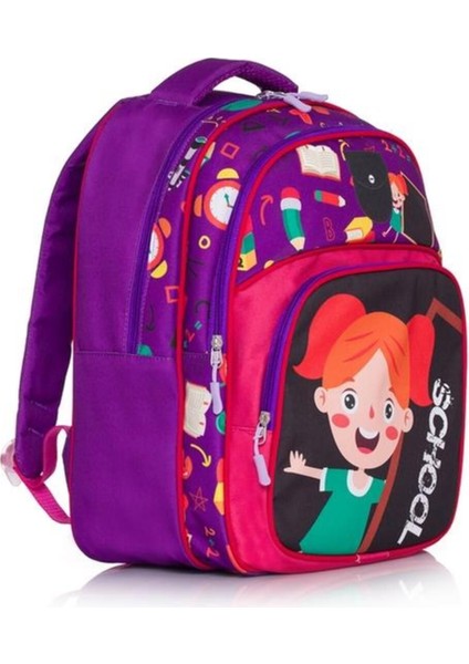 School Mor Okul Çantası Snılk22-09k modelleri