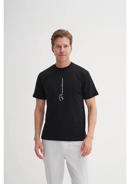 Siyah Erkek T-Shirt 4091