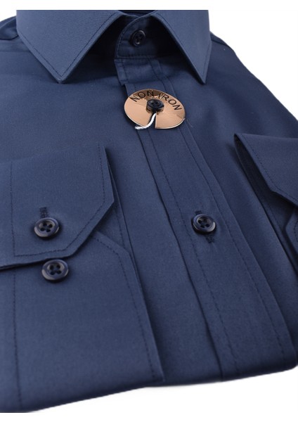 Mikrofiber Saten Slimfit Gömlek/lacivert/m fiyatları