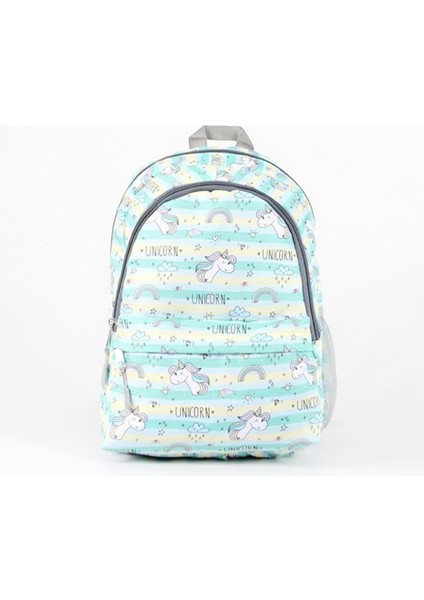3 Gözlü Yeşil Unicorn Okul Çantası + Beslenme Unicorn Çanta Ilkokul Çantası Sırt Çantası Atcık Çant fiyatları