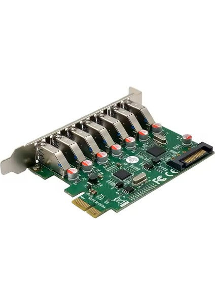 3127 Pci-E Express 7 Port USB 3.0 Kart Hub Çoklayıcı Çoğaltıcı
