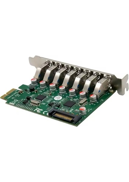 3127 Pci-E Express 7 Port USB 3.0 Kart Hub Çoklayıcı Çoğaltıcı