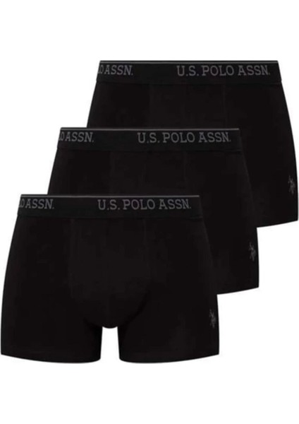 Erkek, Lisanslı, Uspa, Pamuklu, Ekonomik, Çeyizlik,3'lü Boxer Set (Kutulu)