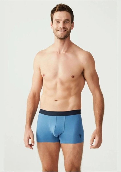 Erkek, Lisanslı, Uspa, Renkli, 3'lü Boxer