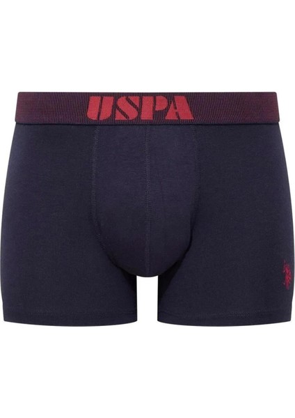 Erkek, Lisanslı, Uspa, Modal, (Bordo-Lacivert-Antrasit) 3'lü Boxer