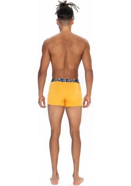 Erkek, Lisanslı, Uspa, New Collection, Comfort, % 95 Pamuk, % 5 Elastan 3'lü Boxer Set ( Kutulu)