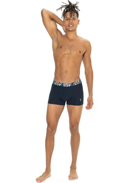 Erkek, Lisanslı, Uspa, New Collection, Comfort, % 95 Pamuk, % 5 Elastan 3'lü Boxer Set ( Kutulu) indirimleri
