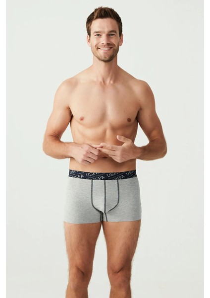 Erkek, Lisanslı, Uspa, Renkli, 3'lü Boxer