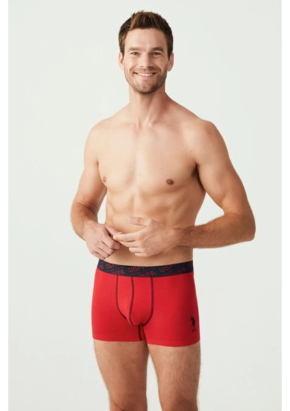 Erkek, Lisanslı, Uspa, Renkli, 3'lü Boxer