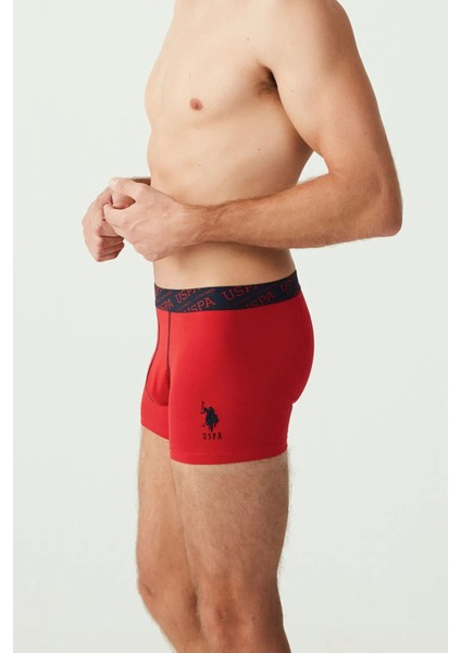 Erkek, Lisanslı, Uspa, Renkli, 3'lü Boxer