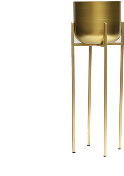 Ayaklı Metal Saksı Seti Ikili