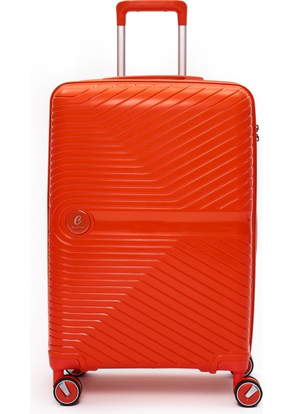 4’lü Valiz Seti Elatae Exclusive Pro Polipropilen Kırılmaz Büyük - Orta - Kabin Boy ve Makyaj 5239 modelleri