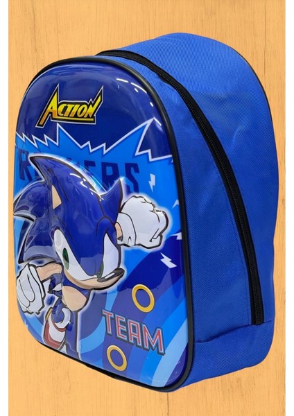 Anaokulu Çocuk Sırt Çantası Kirpi Sonic Karakter 3-6 Yaş 5d Kabartmalı Sırt Çantası Ve Okul Çantası modelleri