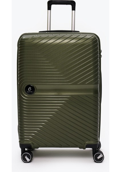 4’lü Valiz Seti Elatae Exclusive Pro Polipropilen Kırılmaz Büyük - Orta - Kabin Boy ve Makyaj 5239 modelleri