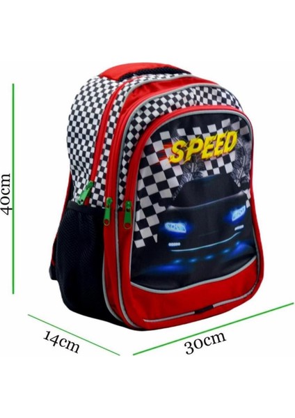 Speed Kırmızı Okul Çantası Snılk22-04e