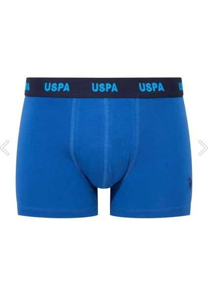 Erkek, Lisanslı, Uspa, (Lacivert-Saks-Baskılı) 3'lü Boxer fiyatları