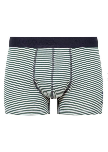 Erkek, Lisanslı, Uspa, (Baskılı-Lacivert-Yeşil) 3'lü Boxer