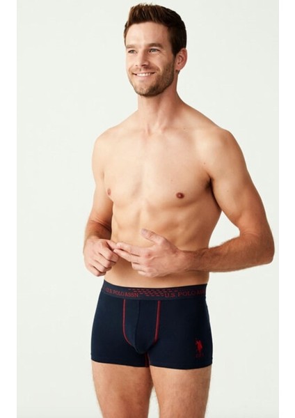 Erkek, Lisanslı, Uspa, %95 Pamuk, % 5 Elastan, 3'lü, Renkli Boxer Set (Kutulu) modelleri