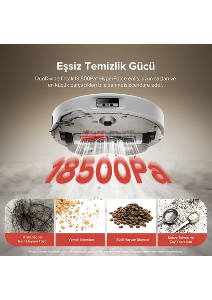 Qrevo Curv Akıllı Robot Süpürge Beyaz