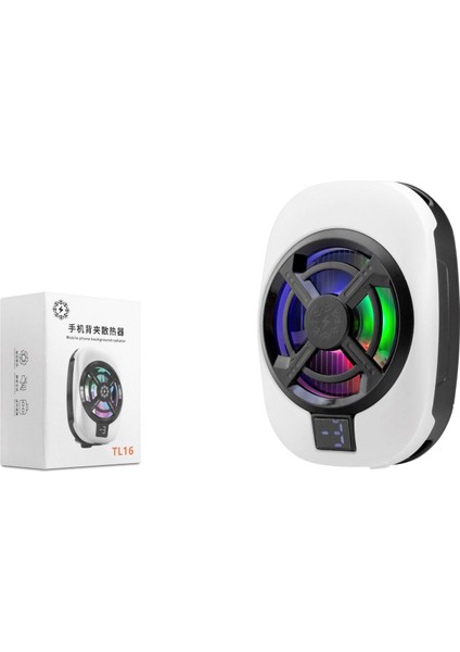 HDX4612 Telefon Buz Soğutucu Fan Isı Gösterge LED Beyaz