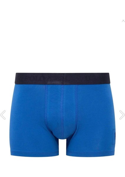 Erkek, Uspa, Lisanslı, Sax-Lacivert-Baskılı, % 95 Pamuk 3'lü Boxer modelleri