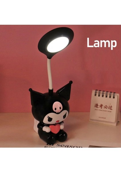Sanrio Kawai Kuromi LED Şarzlı Çocuk Odası Masa Lambası