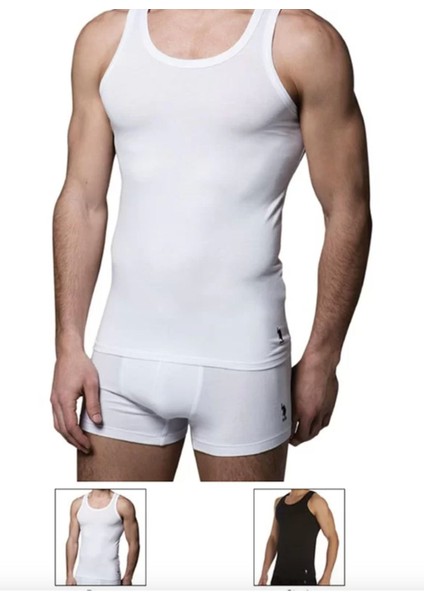 Erkek, Lisanslı, Uspa , Modal- Pamuk, Atlet/ Boxer Set (Kutulu)