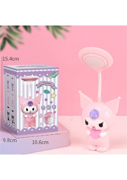 Sanrio Kawai Kuromi LED Şarzlı Çocuk Odası Masa Lambası