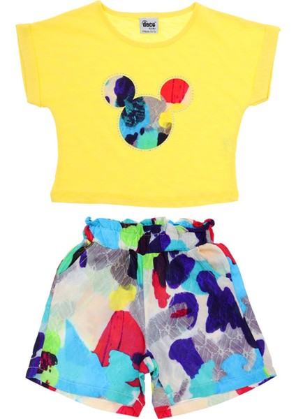 Kız Çocuk Takım Şortlu