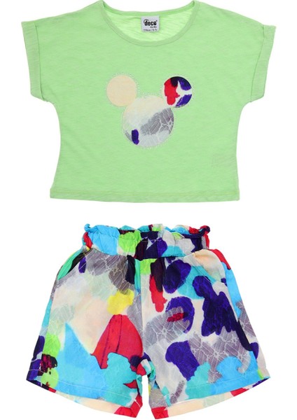 Kız Çocuk Takım Şortlu