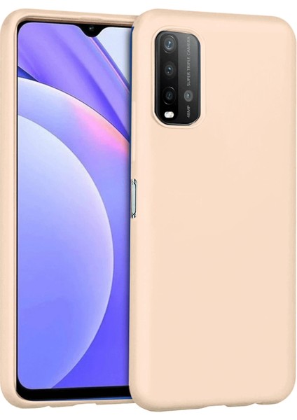 Xiaomi Redmi 9t Kılıf Nano Içi Kadife Silikon - Pudra Mrayd