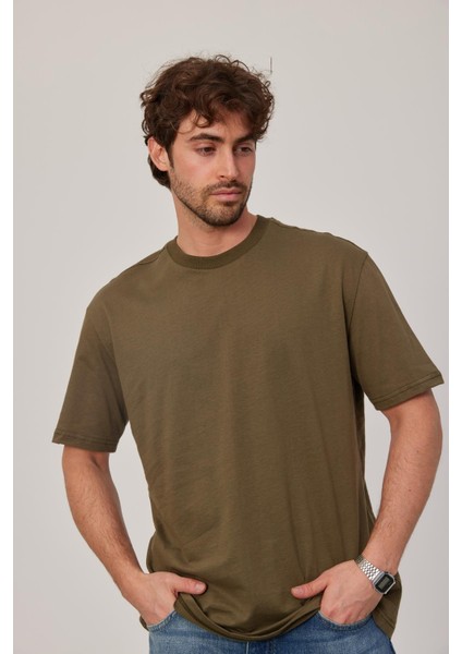Yeşil Oversize Basic Tshirt fiyatları