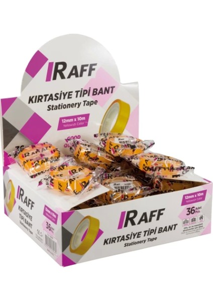 Bant (12MM*10 Mt) ( 36 Adetlik Kutu)