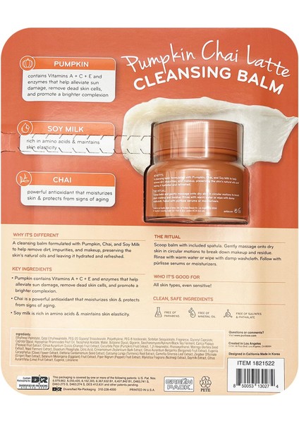 Balkabağı ve Chai Özlü Temizleme Balmı 100ML + 12ML fiyatları