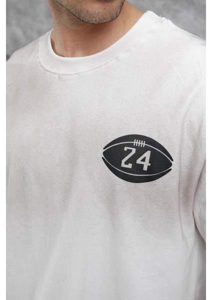 Beyaz Canfield Card Yazılı Oversize Tshirt fiyatları