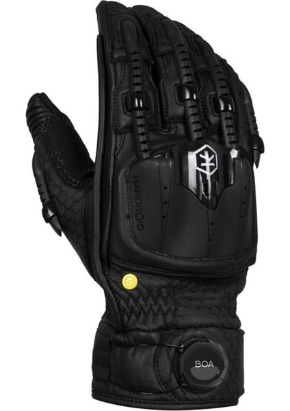 Handroid Pod Mk5 Kısa Korumalı Deri Motosiklet Eldiveni