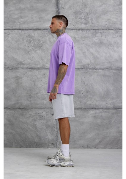 Mor Basic Oversize Tshirt fırsatları