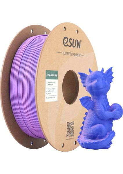 Epla-Matte Dual Mor Mavi Filament 1.75 mm 1 kg