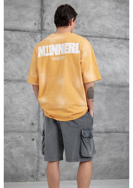 Hardal M11 Yazılı Oversize Tshirt modelleri