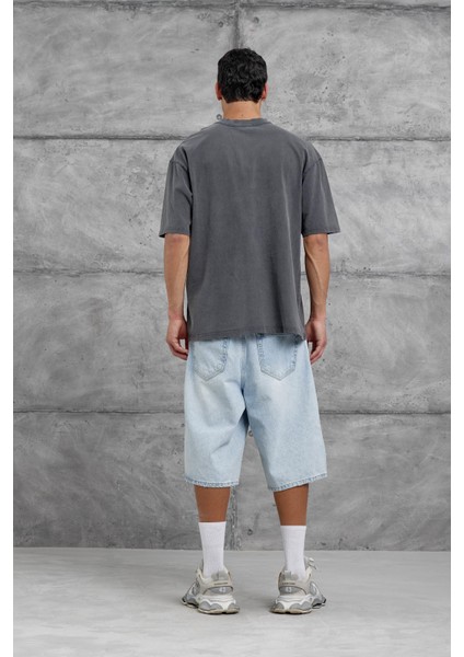 Füme City Of Youth Baskılı Oversize Tshirt indirimleri