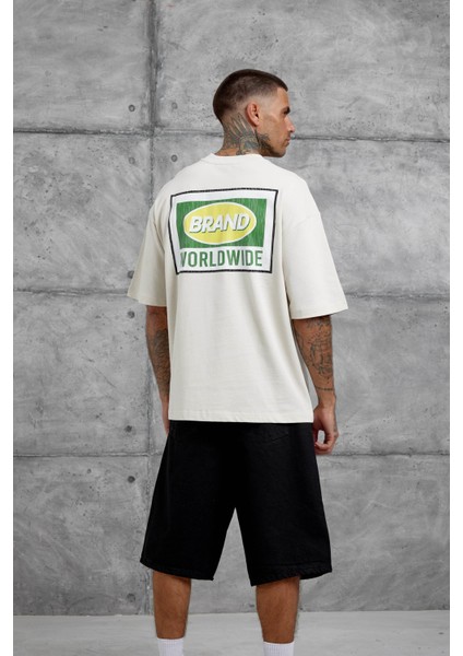Krem Brand Worldwide Oversize Tshirt