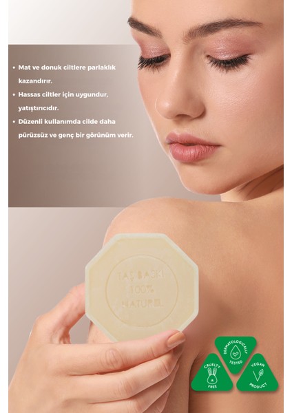 Eşek Sütü Özlü Taş Sabun Nemlendirici ve Cilt Bakım - 125 gr fırsatları