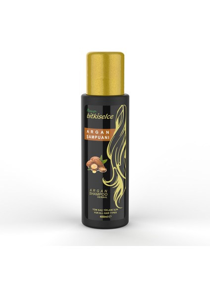 Argan Şampuan - Kuru Ve Yıpranmış Saçlar için Onarıcı Argan Yağlı Saç Bakım Şampuanı 400 ML