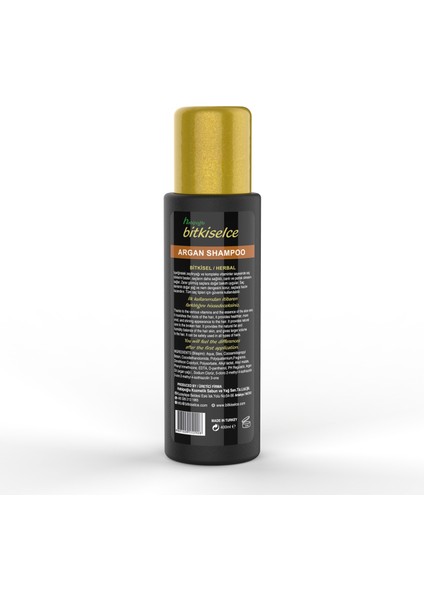 Argan Şampuan - Kuru Ve Yıpranmış Saçlar için Onarıcı Argan Yağlı Saç Bakım Şampuanı 400 ML