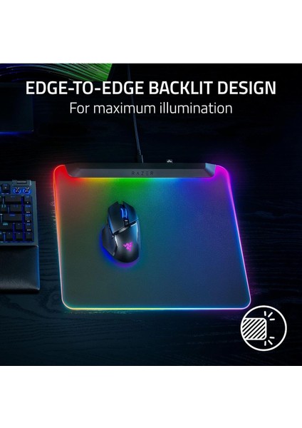 Firefly V2 Pro Tam Aydınlatmalı Rgb Oyuncu Mouse Matı - Siyah fiyatları