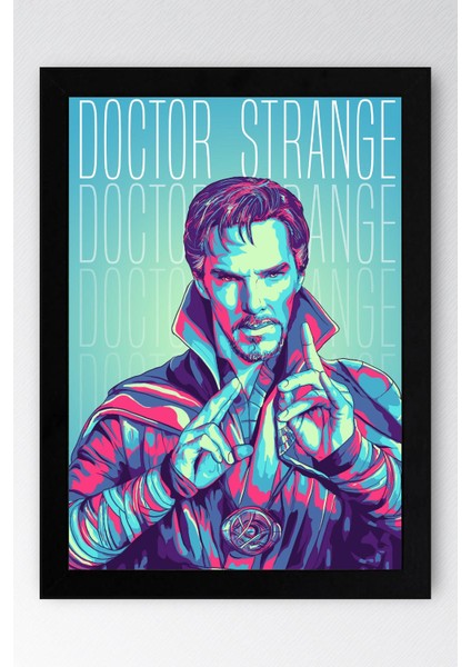 Doctor Strange Çerçeveli Tablo - Marvel Film Afişi Poster Tablo