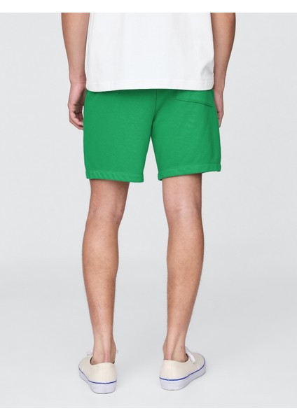 Erkek Yeşil Relaxed Gap Logo Grafik Şort indirimleri